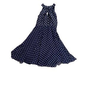 HOBBS London womens SILK dress polka dot dress US size 10